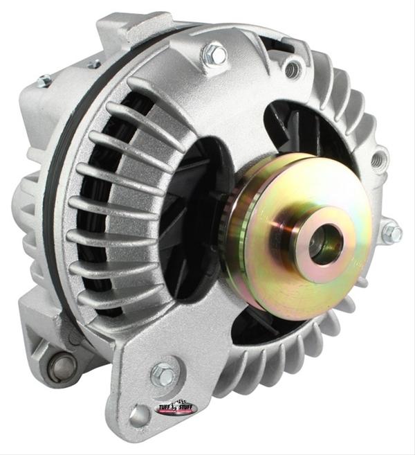 Tuff Stuff Performance High-Amp Output Factory Cast-Plus Alternators 8509DSP Alternator, One-Wire, 100 Amps, 1-Groove V-Belt, Natural Finish, Chrysler, Dodge, Plymouth, Each thumbnail 3