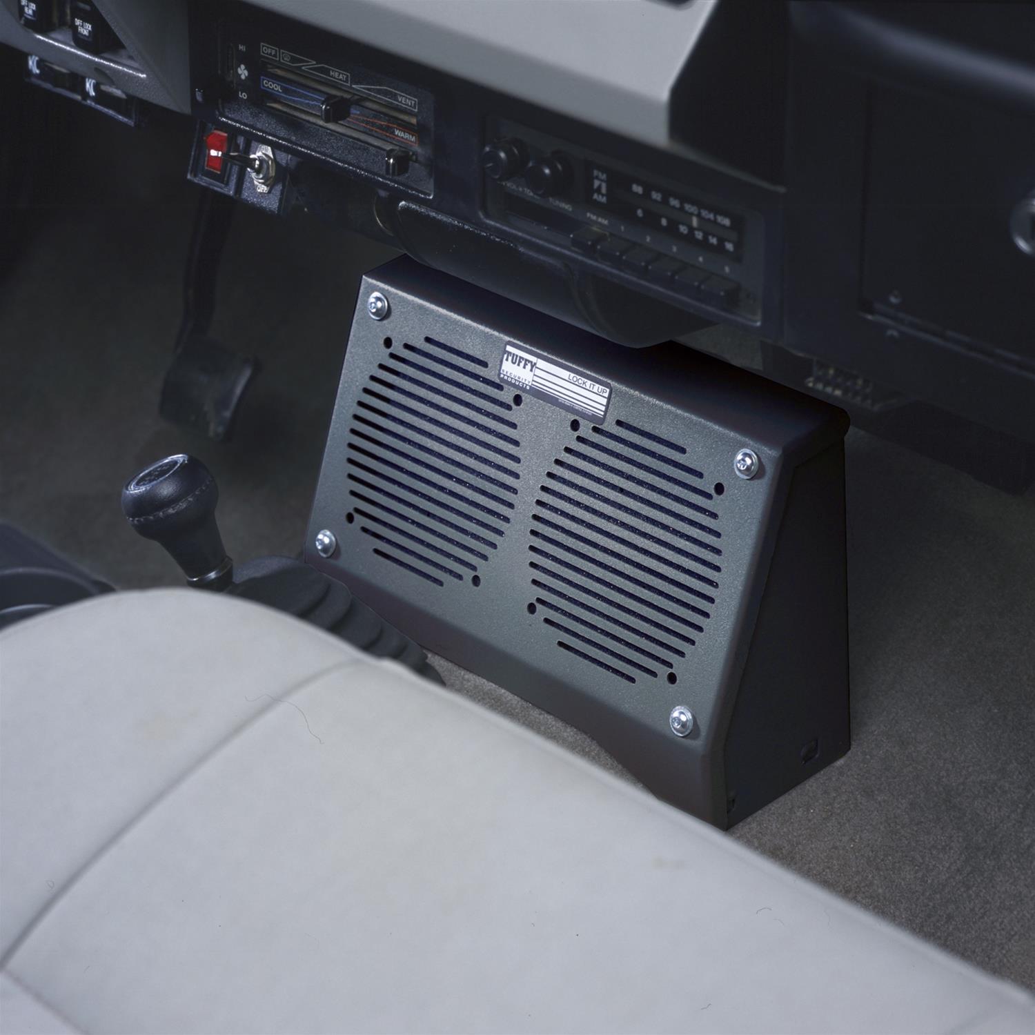 Tuffy Dual Speaker Box Black