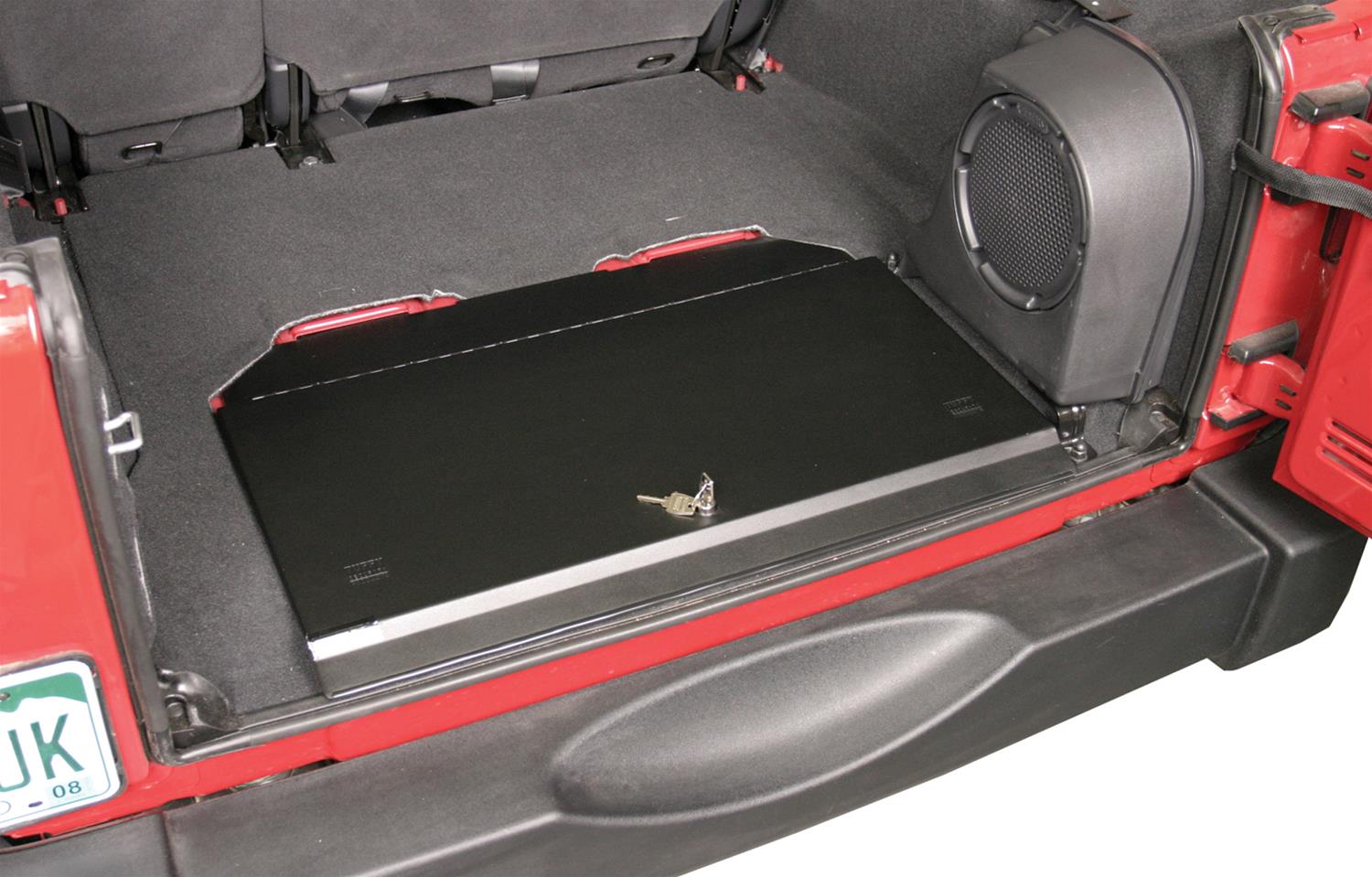 Tuffy 07-18 Jeep Wrangler Jk Cubby Cover W/ Key Lock thumbnail 2