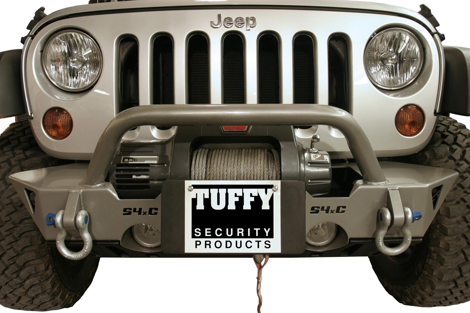 Tuffy Flip-up License Plate Holder For Winch Roller Fairlead 01Black thumbnail 2