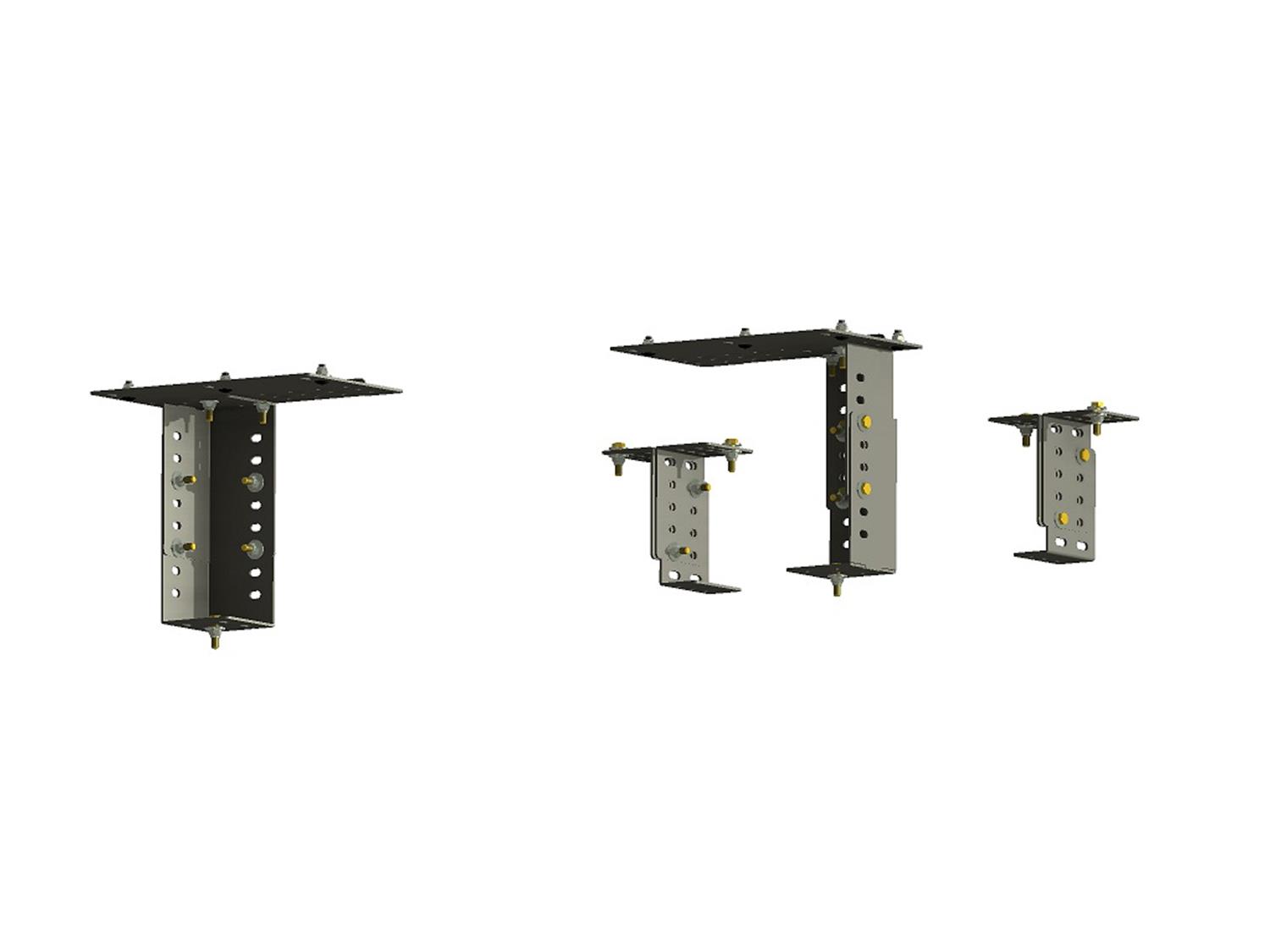 Tuffy Tactical Security Drawer Mounting Kits 235-01 Kit, Powdercoated, Black, Ford, Kit