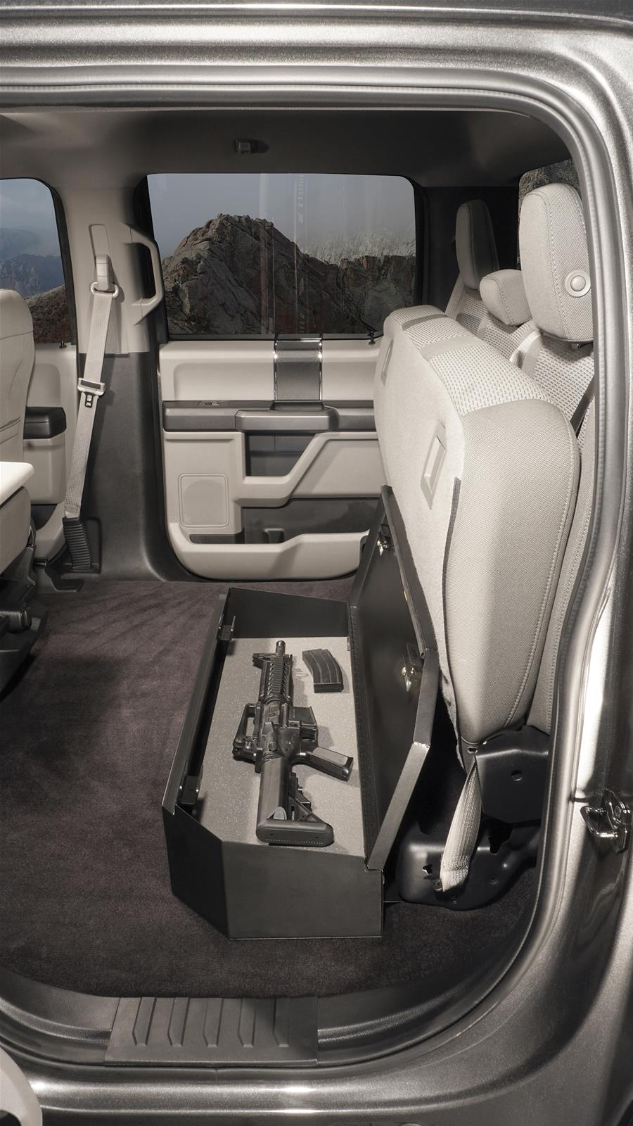 Tuffy Underseat Lockbox 2/3 Length W/ Keyed Lock For Ford Fseries Supercrew thumbnail 4