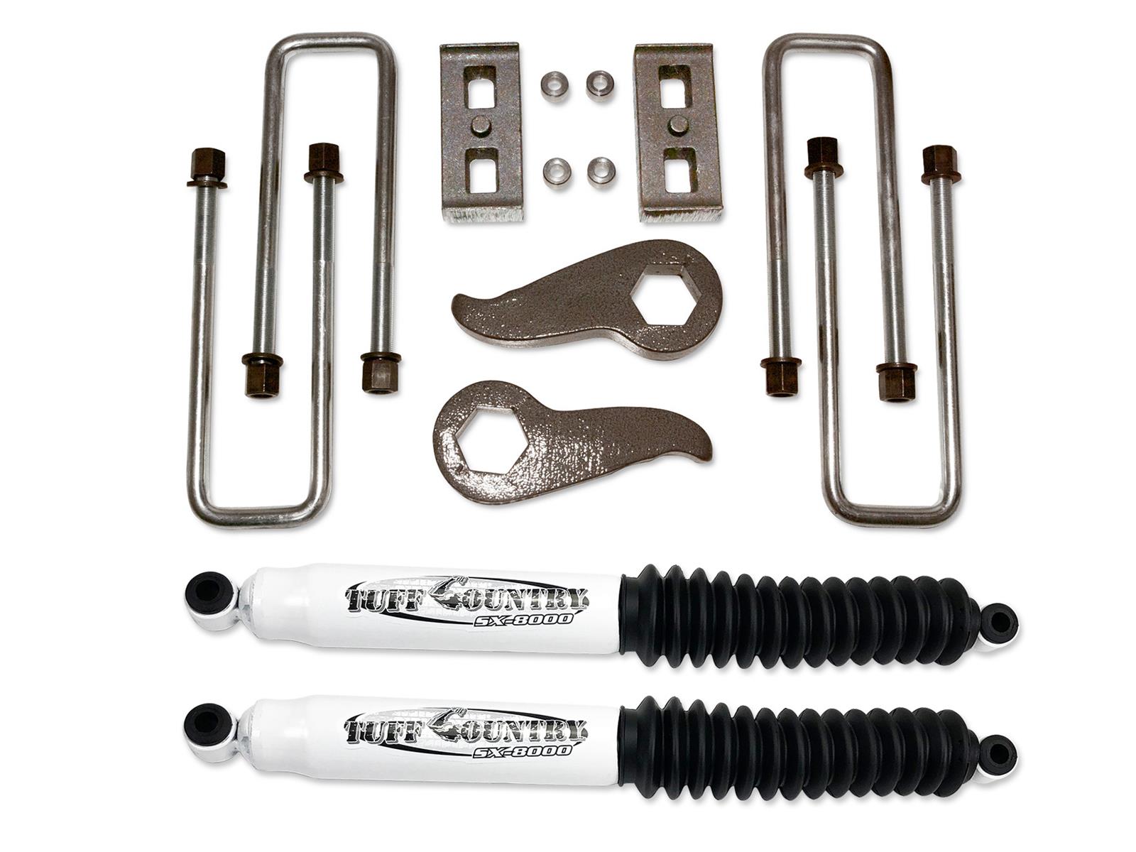 Tuff Country 11-19 Chevy Silverado 2500HD 4x4/2wd 2in Lift Kit (w/Rear Lift Blocks SX8000 Shocks)