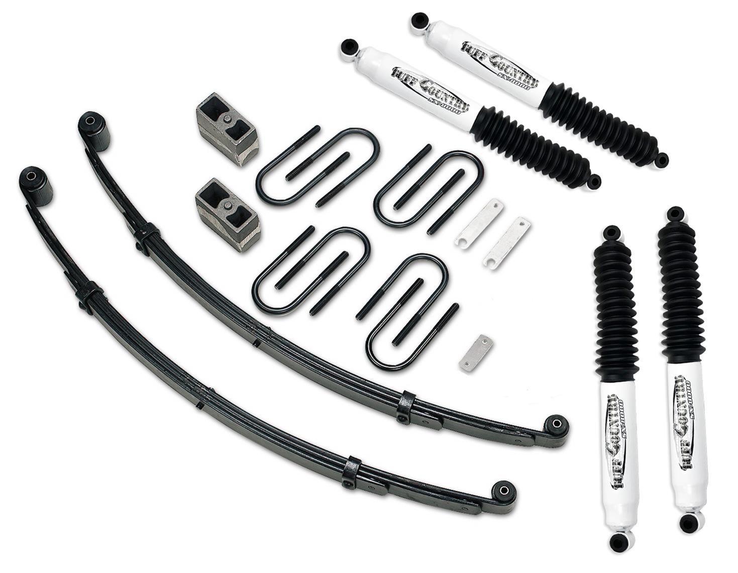 Tuff Country 73-87 Chevy Suburban 3/4 Ton 4x4 2in Lift Kit EZ-Ride (SX8000 Shocks)