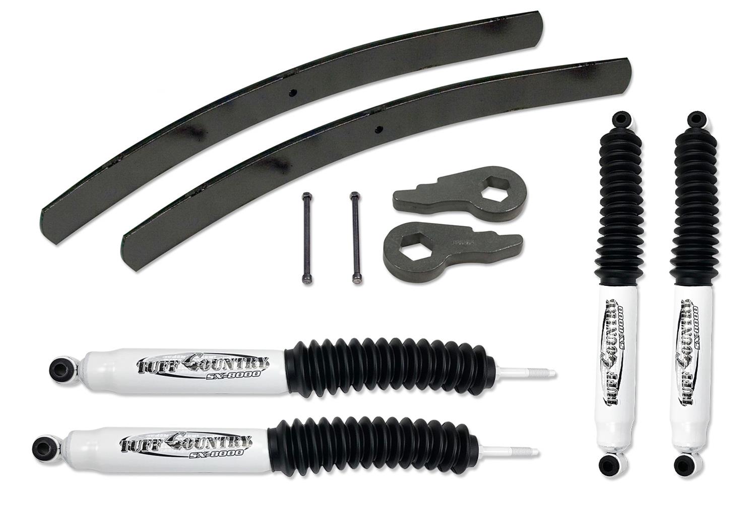 Tuff Country 92-98 Chevy Suburban 2500 4x4 (8 lug) 2in Lift Kit (SX8000 Shocks)