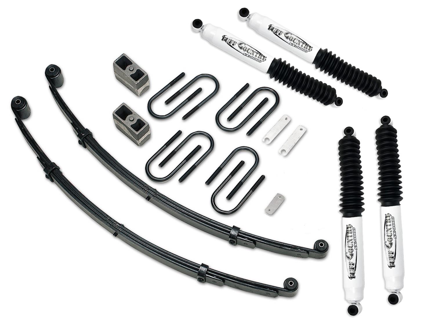 Tuff Country 73-87 Chevy Suburban 3/4 Ton 4x4 3in Lift Kit EZ-Ride (SX8000 Shocks)