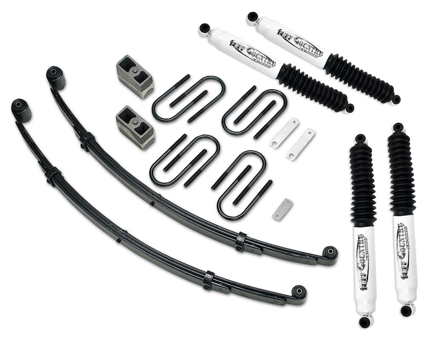 Tuff Country 73-87 Chevy Suburban 3/4 Ton 4wd 3in Lift Kit Heavy Duty (SX8000 Shocks)