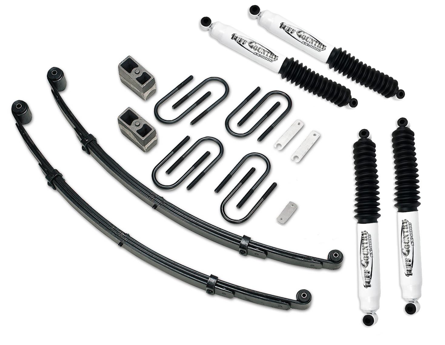 Tuff Country 88-91 Chevy Suburban 3/4 Ton 4wd 3in Lift Kit Heavy Duty (SX8000 Shocks)