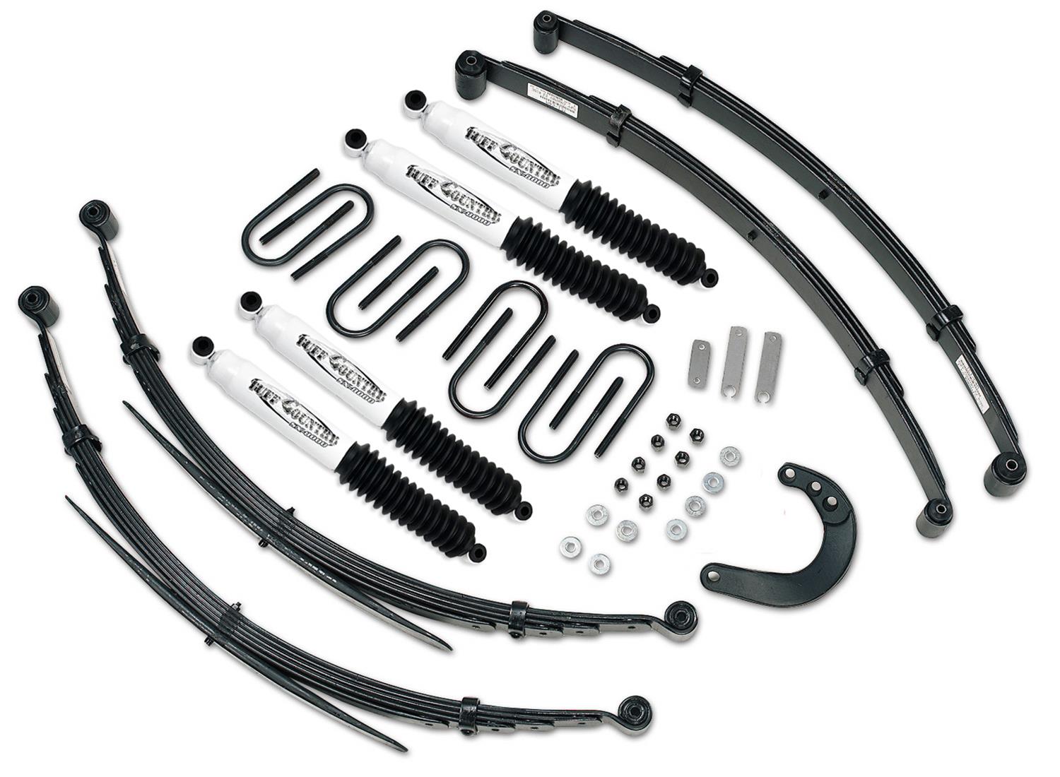 Tuff Country 73-87 Suburban 3/4 Ton 4X4 4in Lift Kit EZ-Ride (w/52in Rear Springs SX8000)