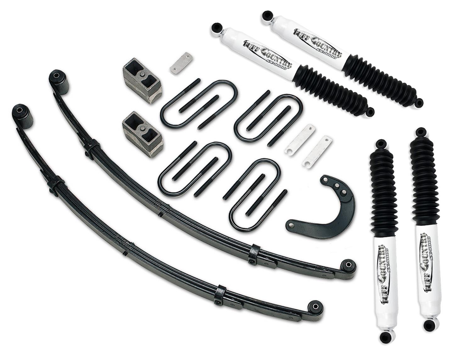 Tuff Country 73-87 Chevy Suburban 3/4 Ton 4wd 4in Lift Kit Heavy Duty (SX8000 Shocks)