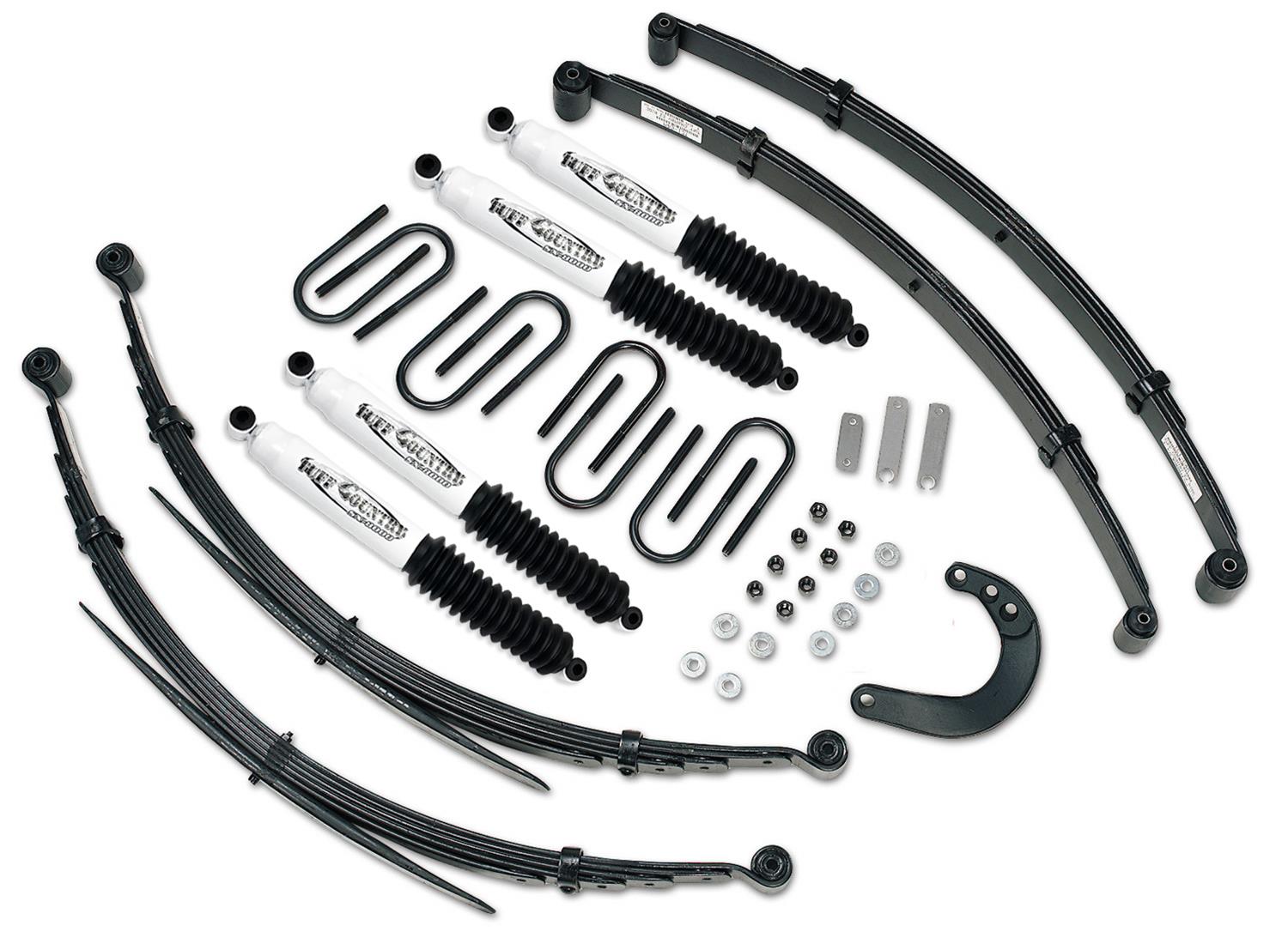 Tuff Country 73-87 Suburban 3/4 Ton 4X4 4in Lift Kit Heavy Duty (w/56in Rear Springs SX8000)