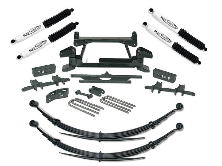Tuff Country 88-97 Chevy K25/35 4x4 (8 Lug) 4in Lift Kt w/Rr Leaf Spring (Cast Lwr Cntrl Arm SX8000)
