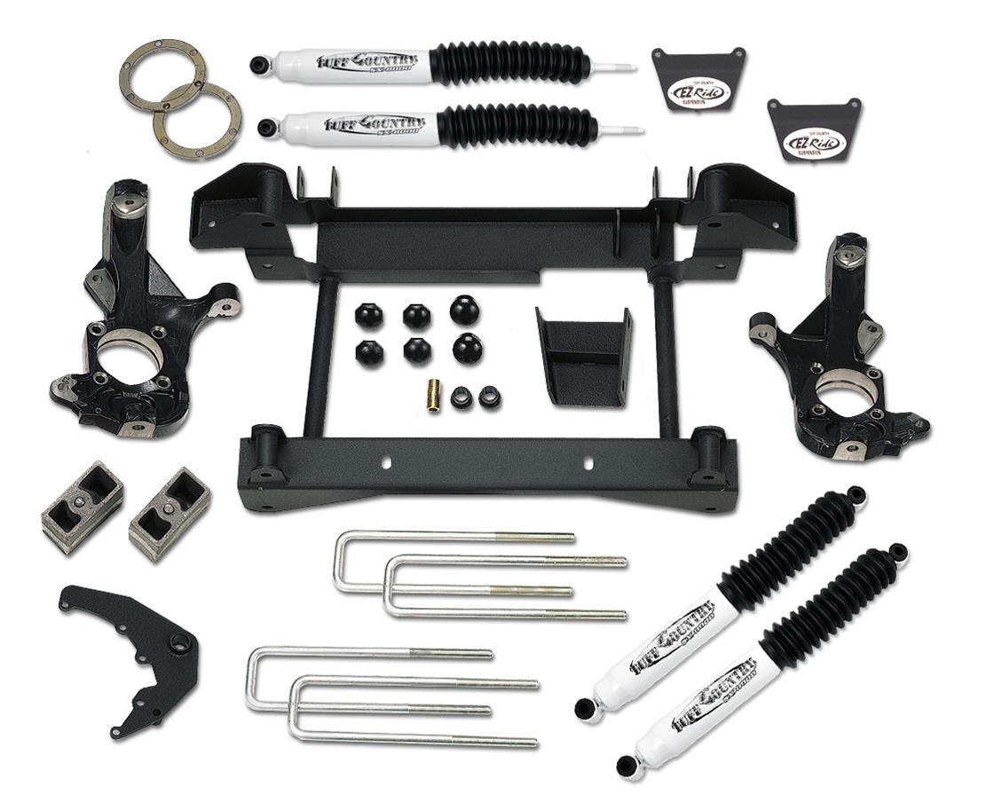 Tuff Country 01-06 Chevy Silverado 1500HD 4x4 4in Lift Kit (w/One Piece Sub Frame SX8000 Shocks)
