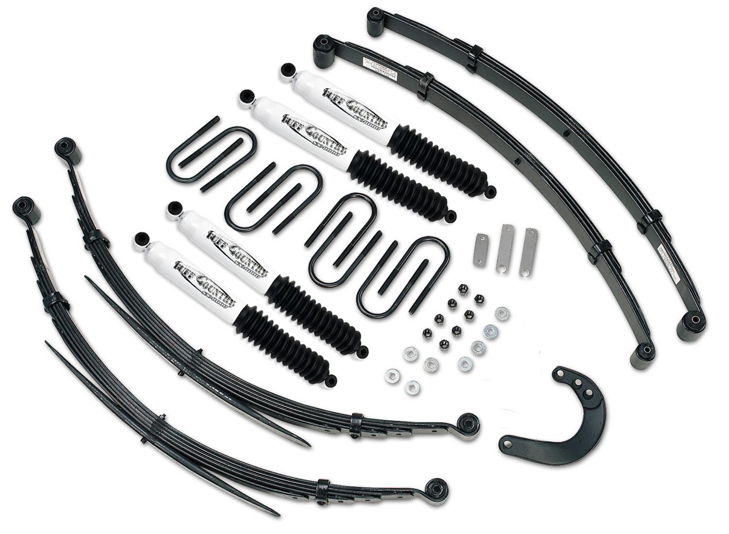 Tuff Country 73-87 Suburban 3/4 Ton 4X4 6in Lift Kit EZ-Ride (w/52in Rear Springs SX8000)