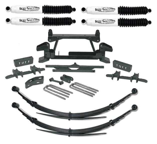 Tuff Country 88-97 Chevy K25/35 4X4 (8 Lug) 6in Lift Kt w/Rr Leaf Sprg(w/Cast Lwr Cntrl Arm SX8000)