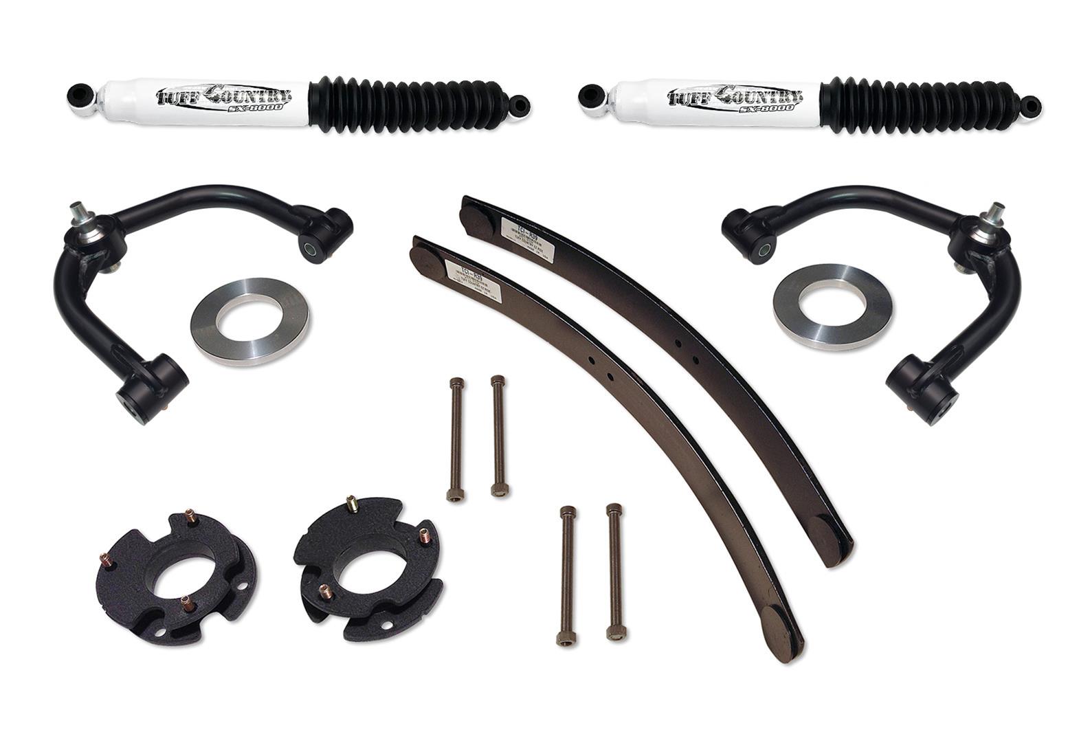 Tuff Country 15-20 Ford F-150 4x4 & 2wd 3in Uni-Ball Lift Kit (SX8000 Shocks)