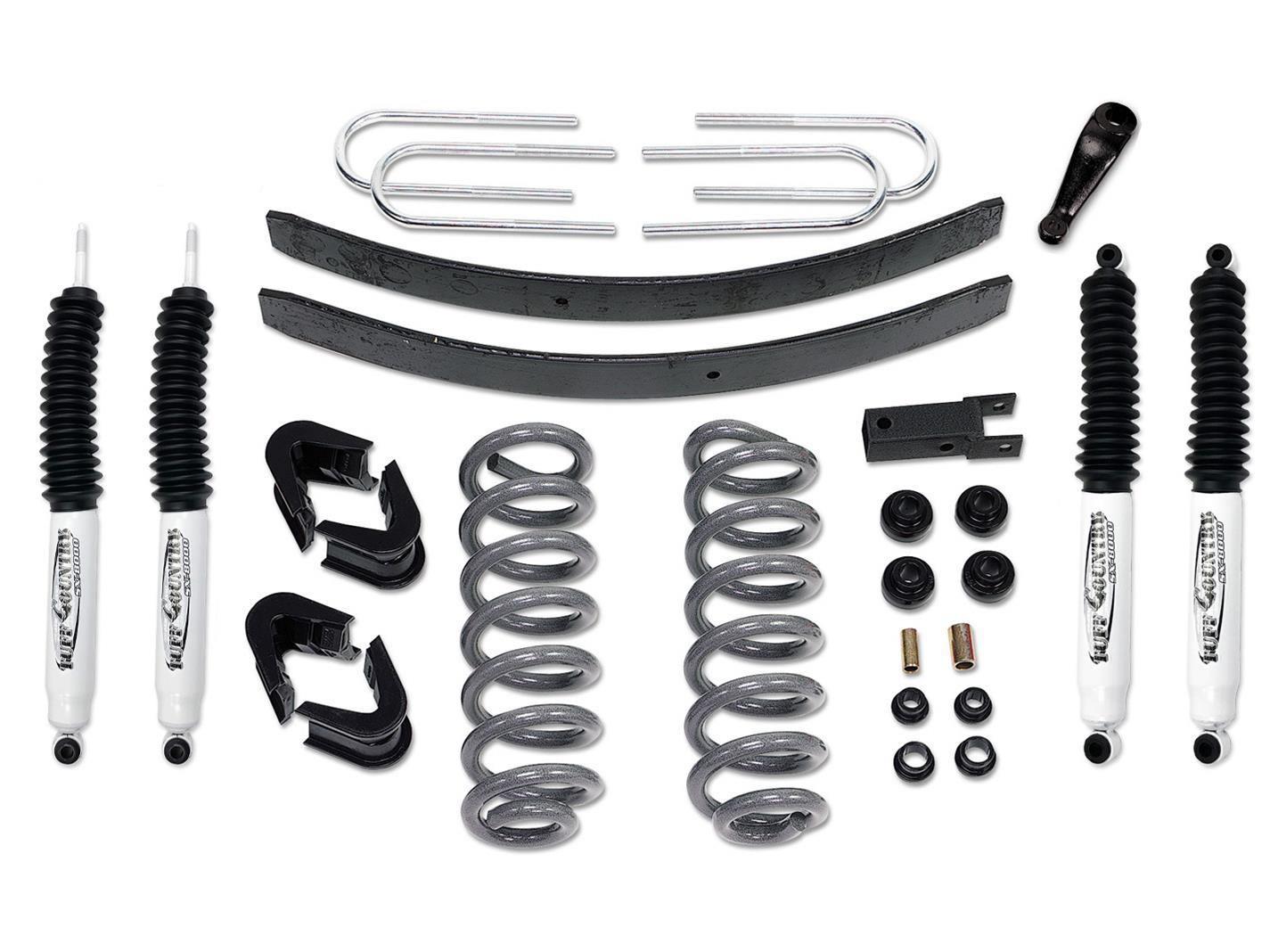 Tuff Country 73-79 Ford F-150 4X4 4in Lift Kit (w/2.5in Wide Rear Springs SX8000 Shocks)
