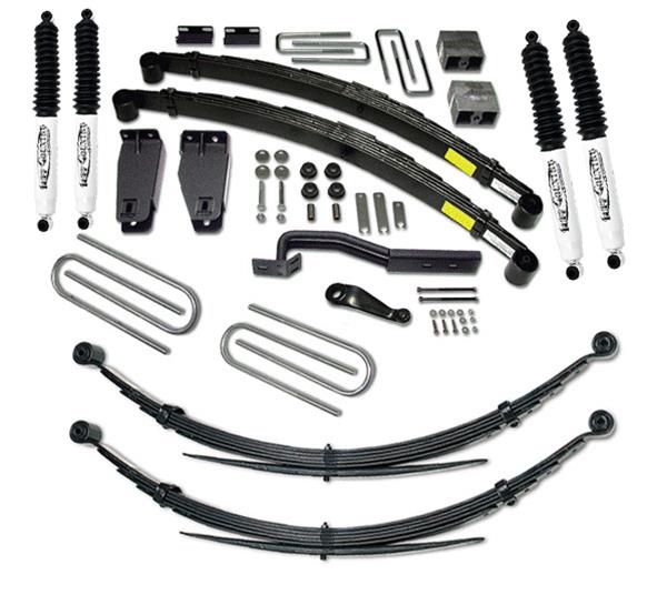 Tuff Country 80-87 Ford F-250 4X4 6in Lift Kit w/Rr Leaf Springs SX8000)