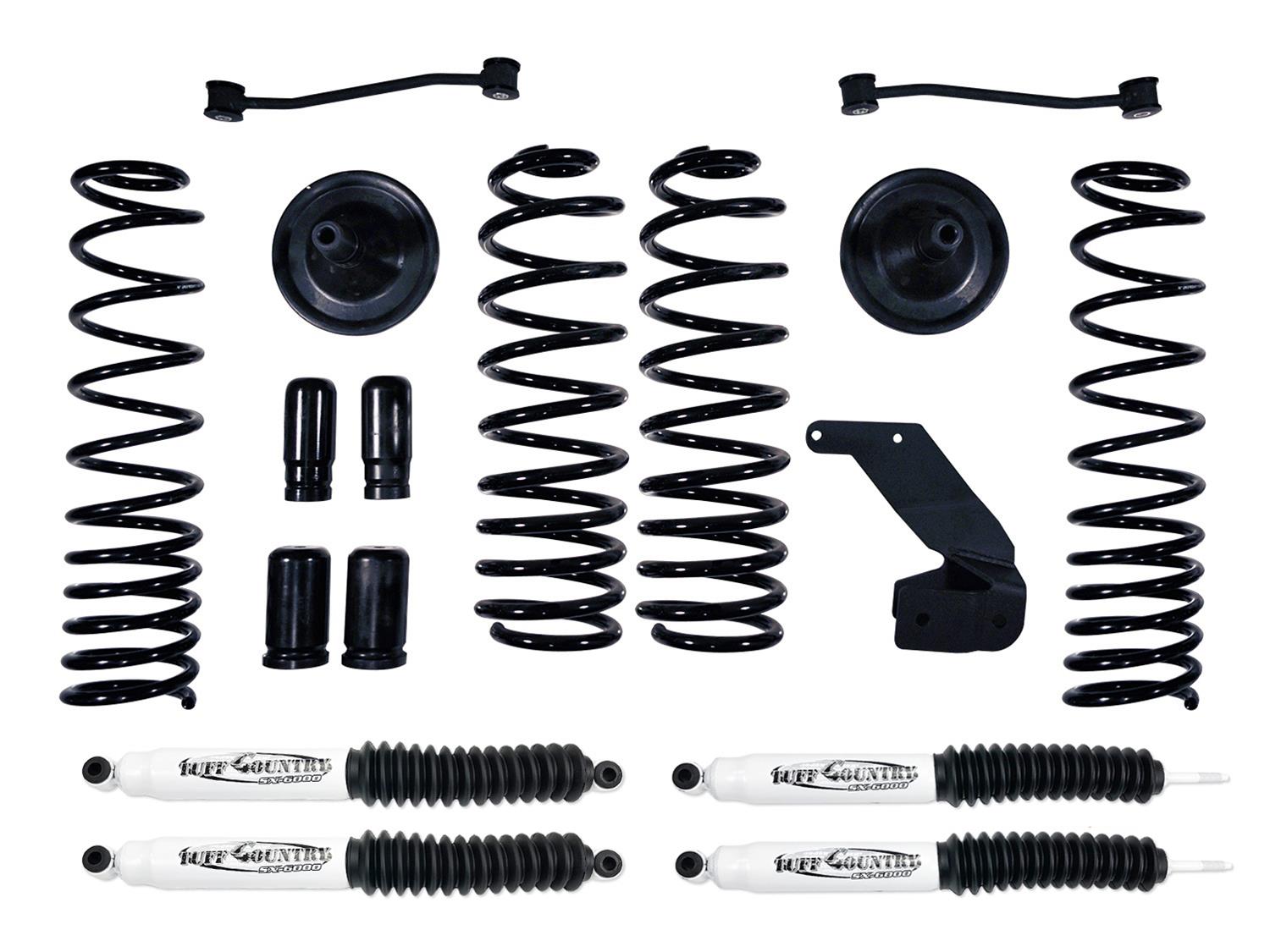 Tuff Country 07-18 Jeep Wrangler JK (2 Door) 3in Lift Kit (SX6000 Shocks)