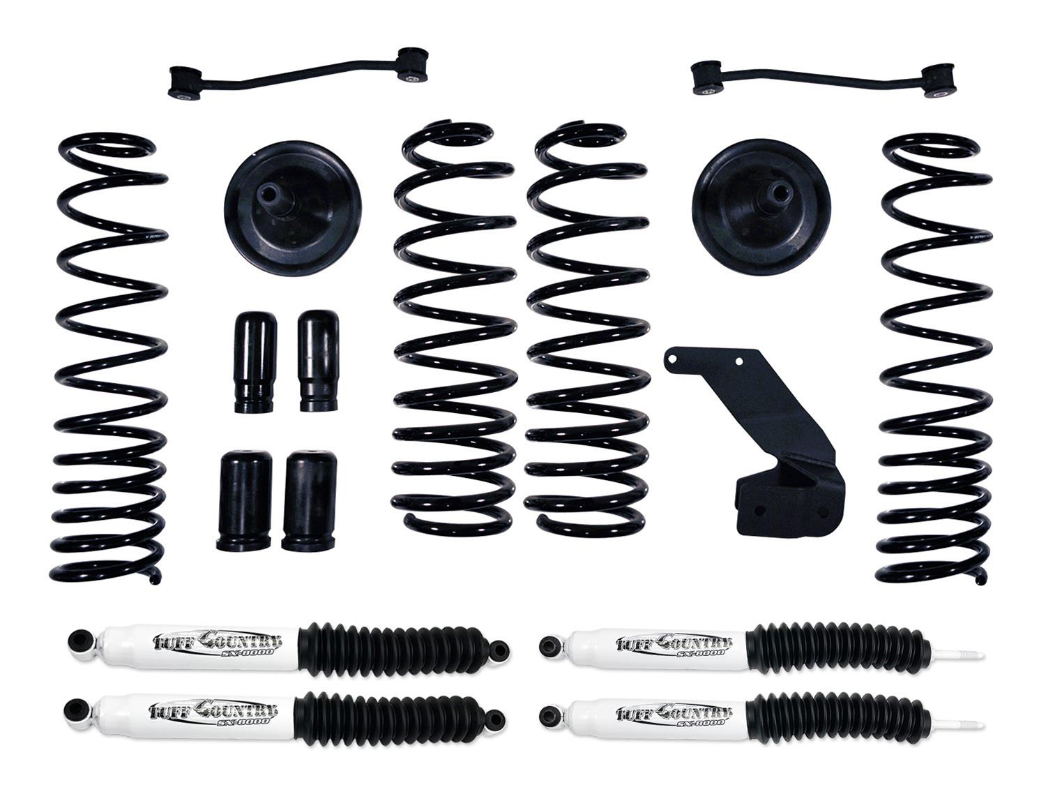 Tuff Country 07-18 Jeep Wrangler JK (2 Door) 3in Lift Kit (SX8000 Shocks)