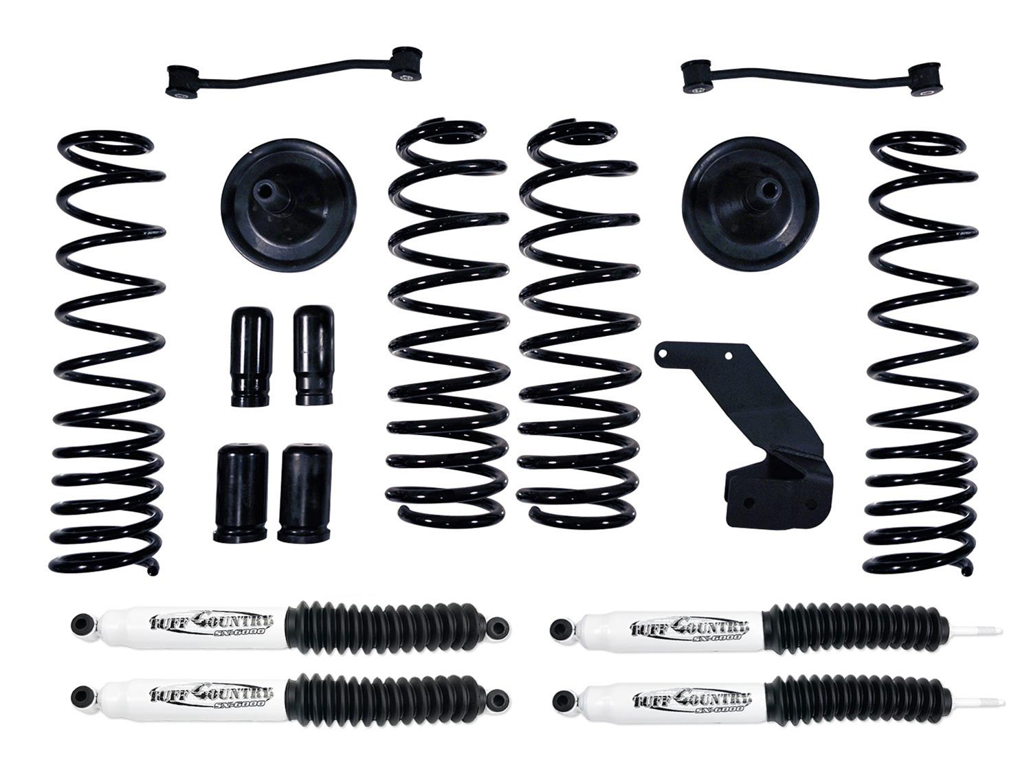 Tuff Country 07-18 Jeep Wrangler JK (4 Door) 3in Lift Kit (SX6000 Shocks)