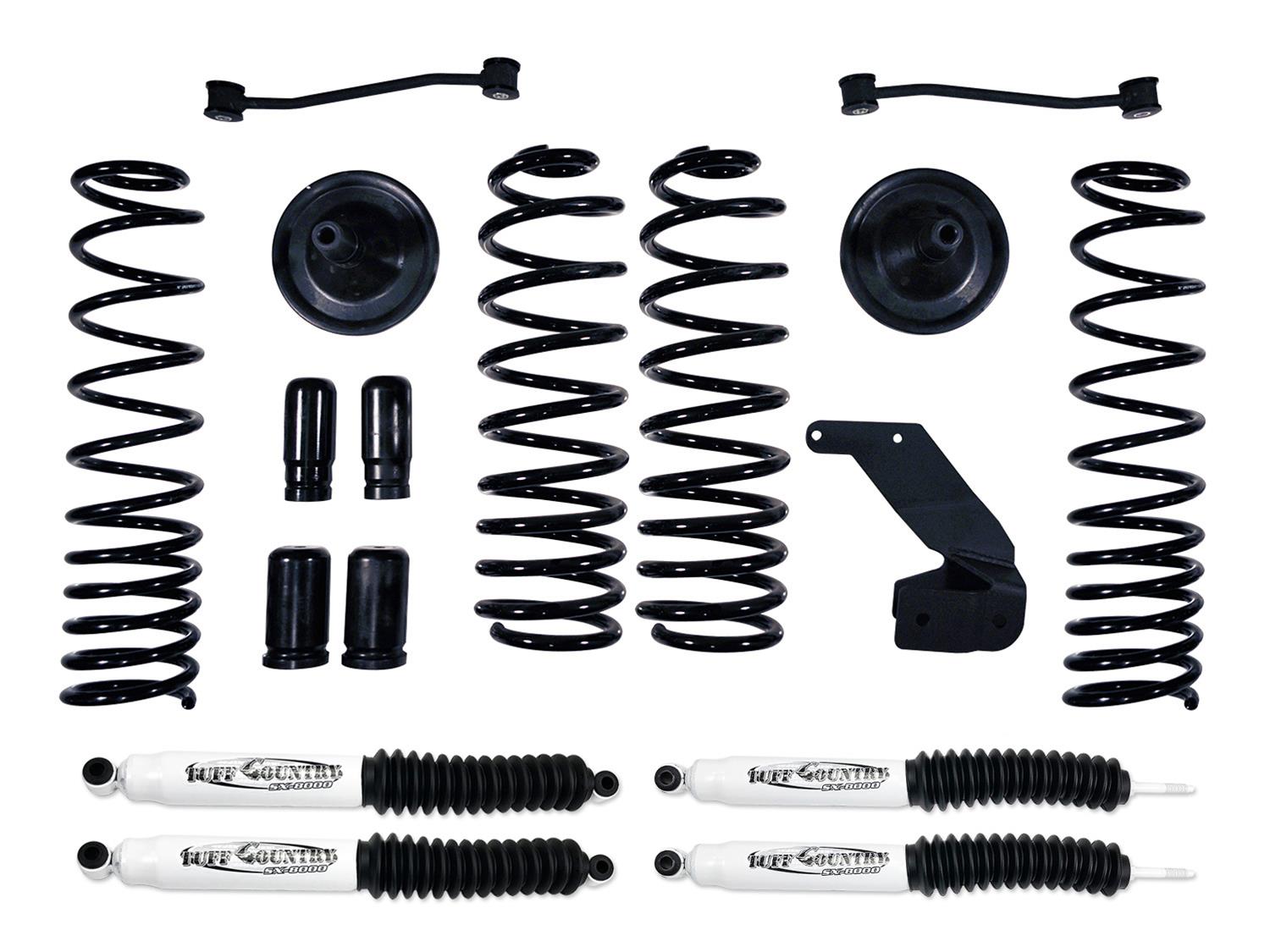Tuff Country 07-18 Jeep Wrangler JK (4 Door) 3in Lift Kit (SX8000 Shocks)