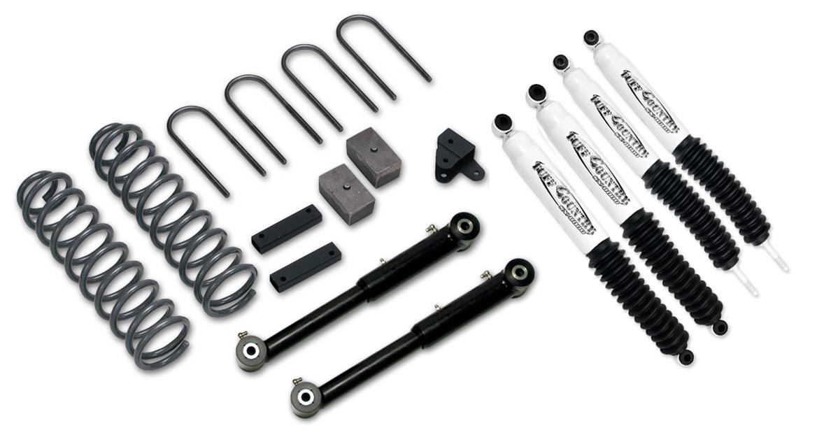 Tuff Country 87-01 Jeep Cherokee 4x4 3.5in Lift Kit EZ-Flex (SX8000 Shocks)