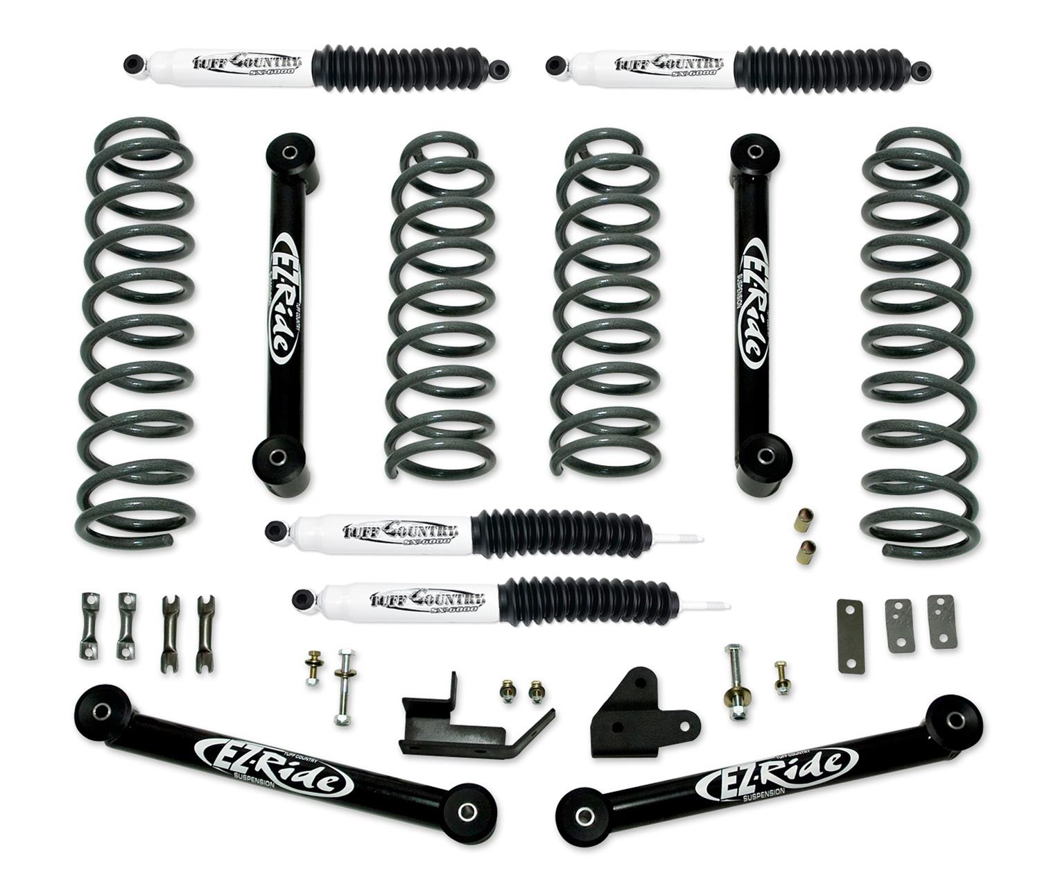 Tuff Country 92-98 Jeep Grand Cherokee 3.5in Lift Kit EZ-Ride (SX6000 Shocks)