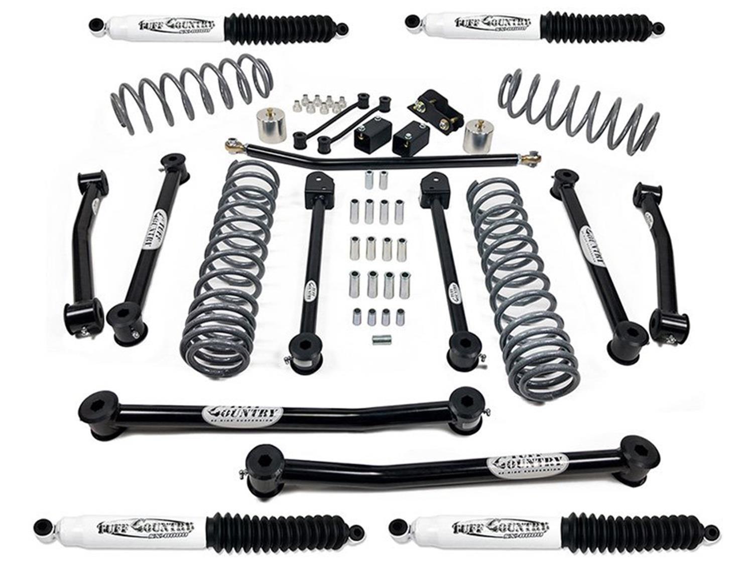 Tuff Country 18-23 Jeep Wrangler JLU (4 door Models Only) 4in Lift Kit (SX8000 Shocks) thumbnail 2
