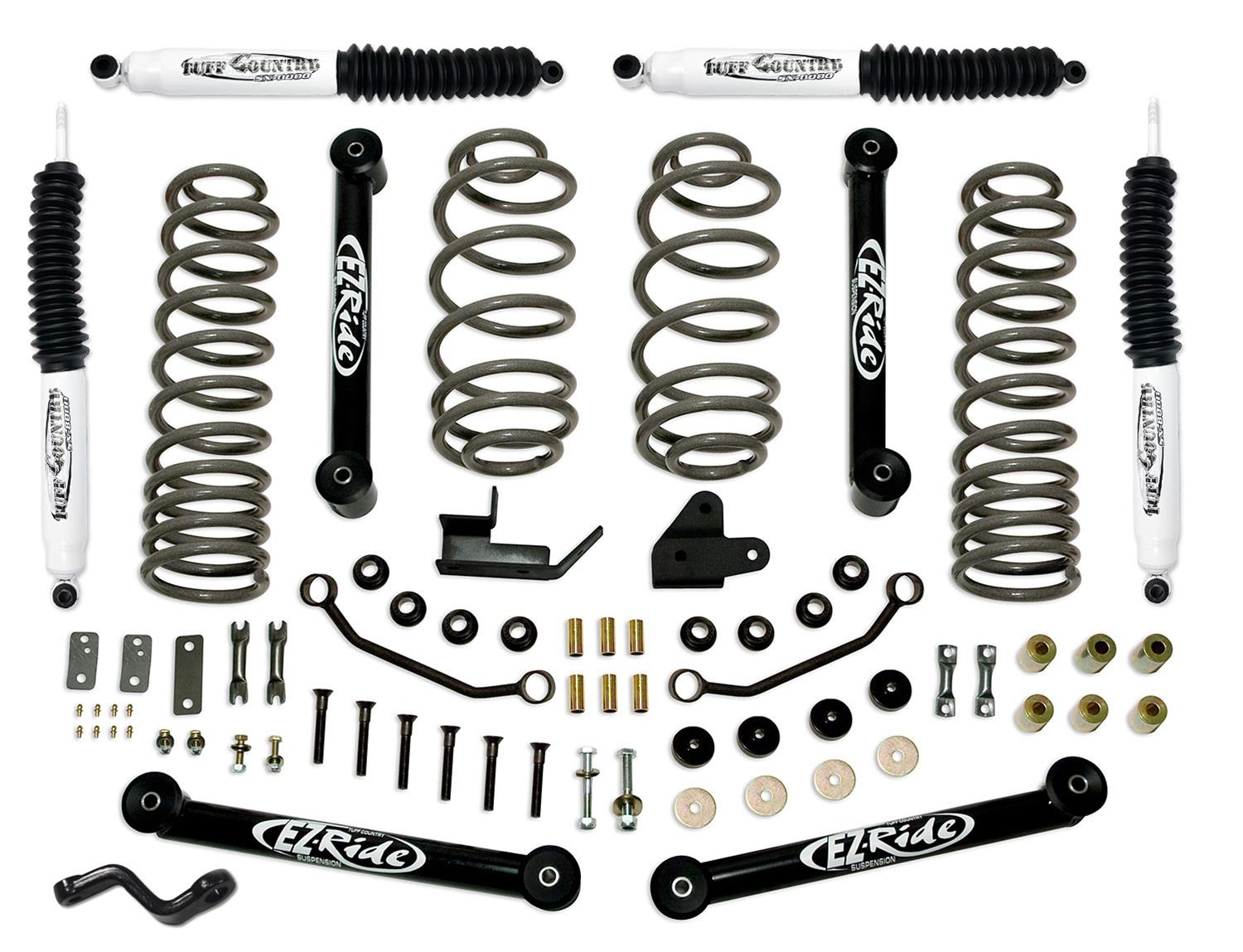 Tuff Country 97-02 Jeep Wrangler TJ 4in EZ-Ride Lift Kit (SX8000 Shocks)