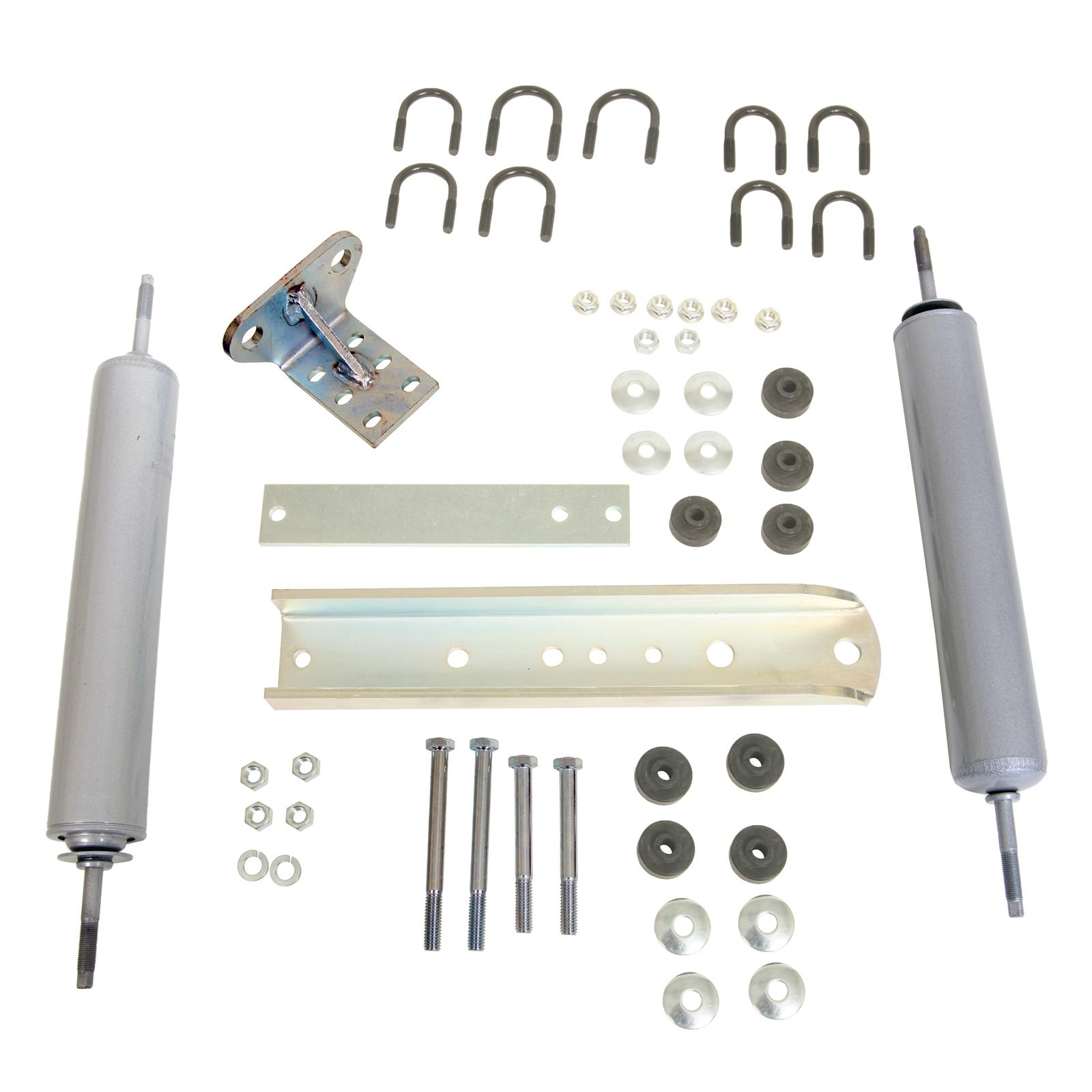 Tuff Country 80-96 Ford F-250 4wd Dual Steering Stabilizer (Parallel Style)