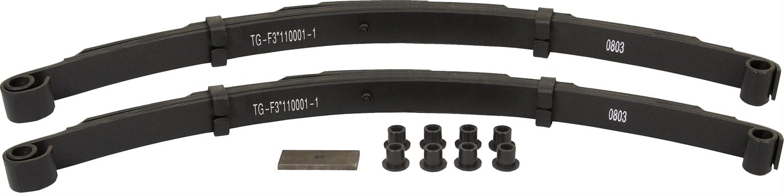 Trail Gear 110015 1 Kit Trail Gear Super Flex Front Leaf Springs Summit Racing 5887