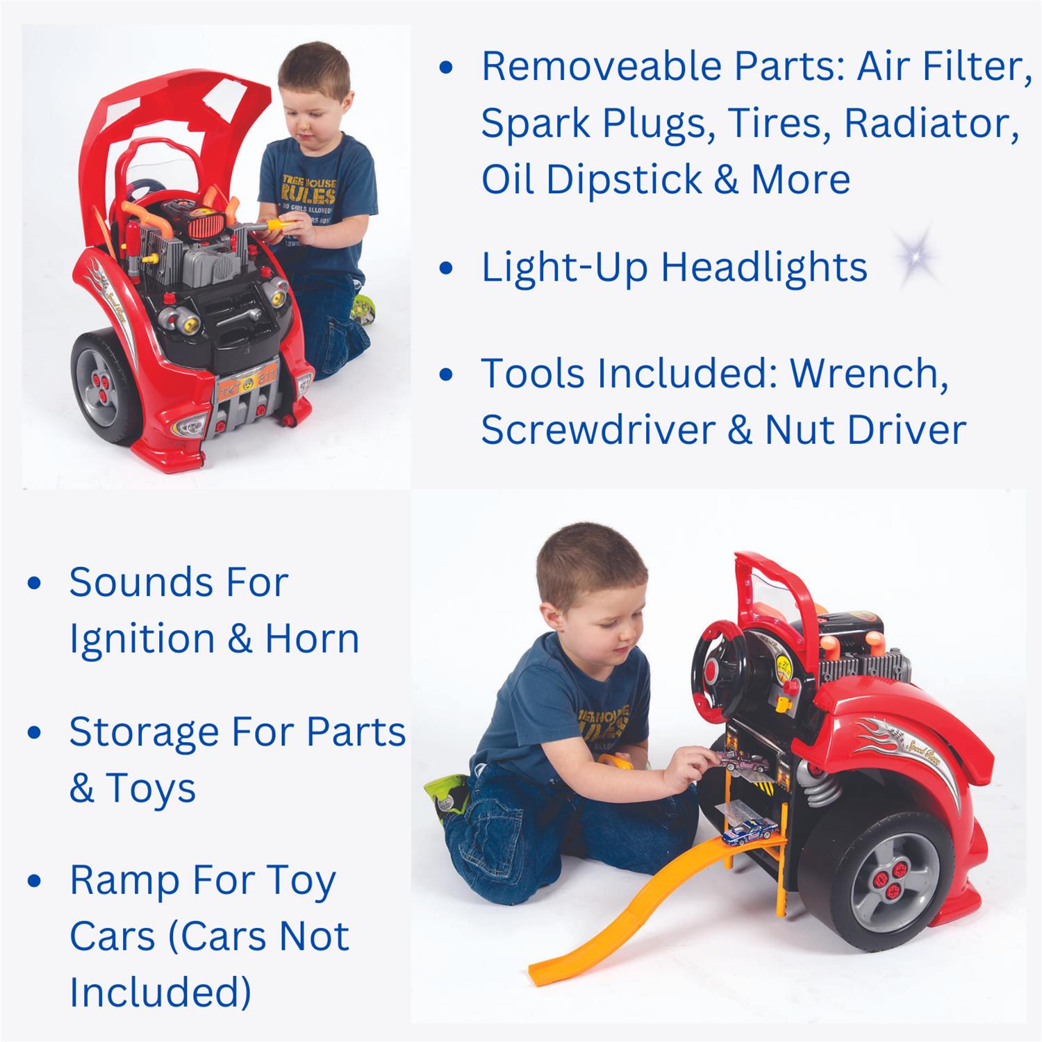 Summit Gifts 2843 Mechanic's Car Engine Play Set Summit Racing