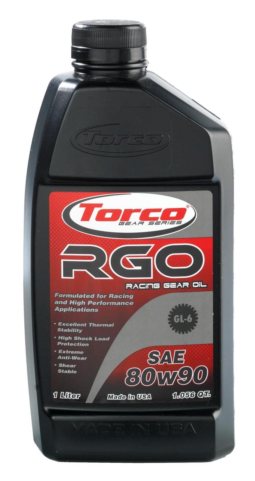 80W90 Torco RGO Racing Gear Oil A248090CE Lube, RGO, 80W90, 1 Liter, Each