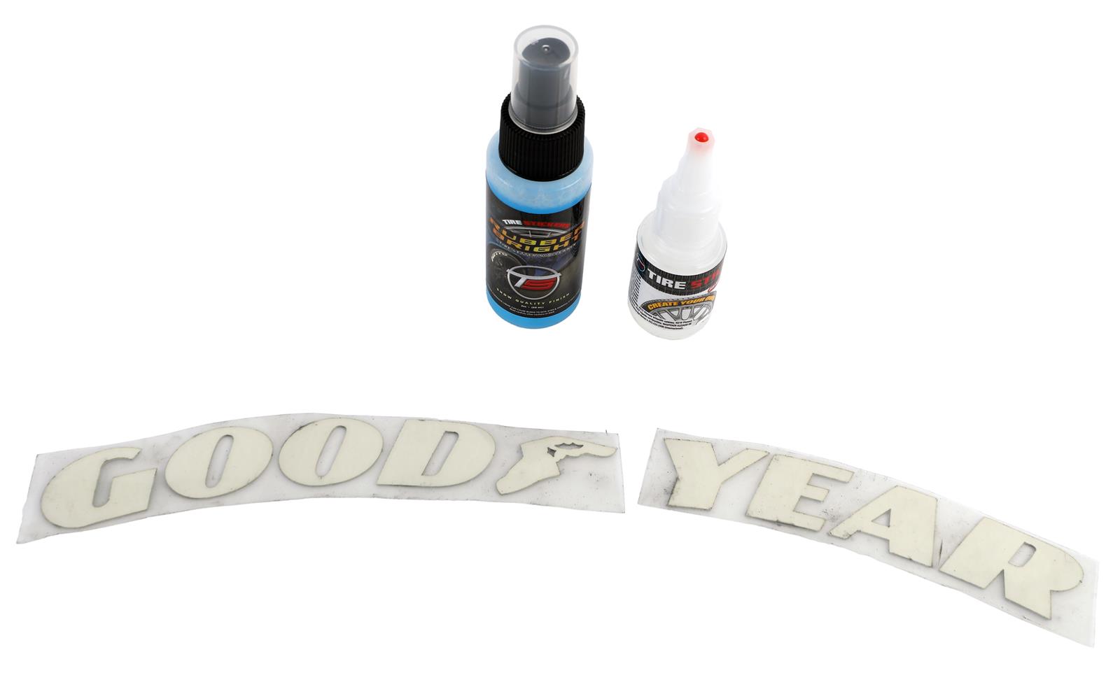 Tire Stickers GOODYEAR-1-4-W Tire Stickers Pre-Curved