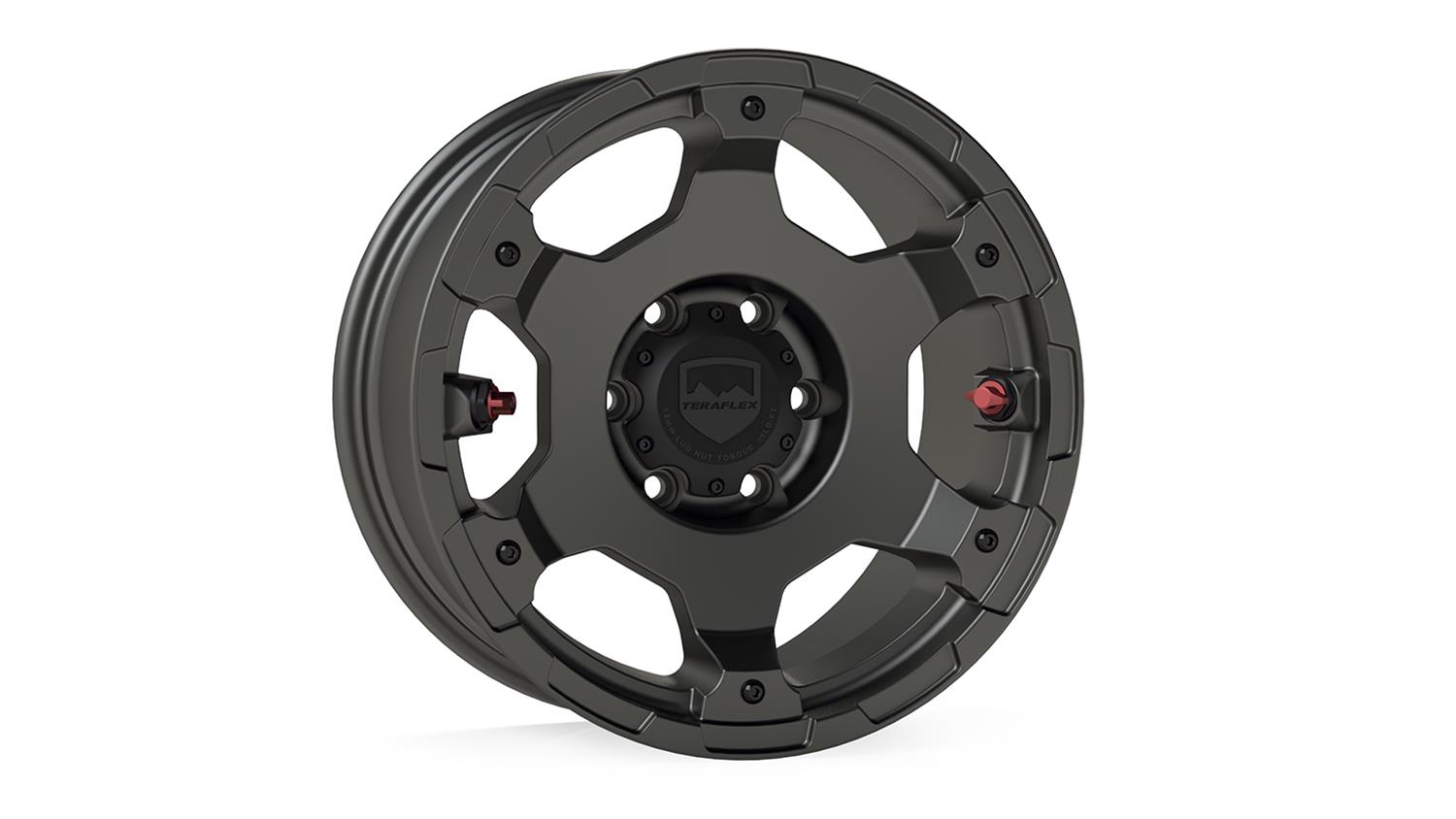 TeraFlex 1056169 TeraFlex Nomad Off-Road Deluxe Satin Titanium Wheels ...