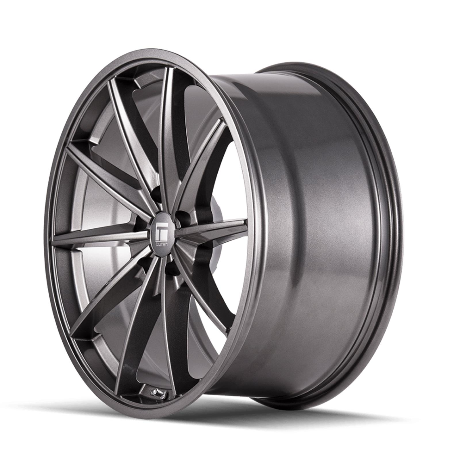 TOUREN TF02 (3502) GRAPHITE: 20x10 Wheel Size; 5-114.3 Lug Pattern, 72.6mm Bore, 40mm Offset.