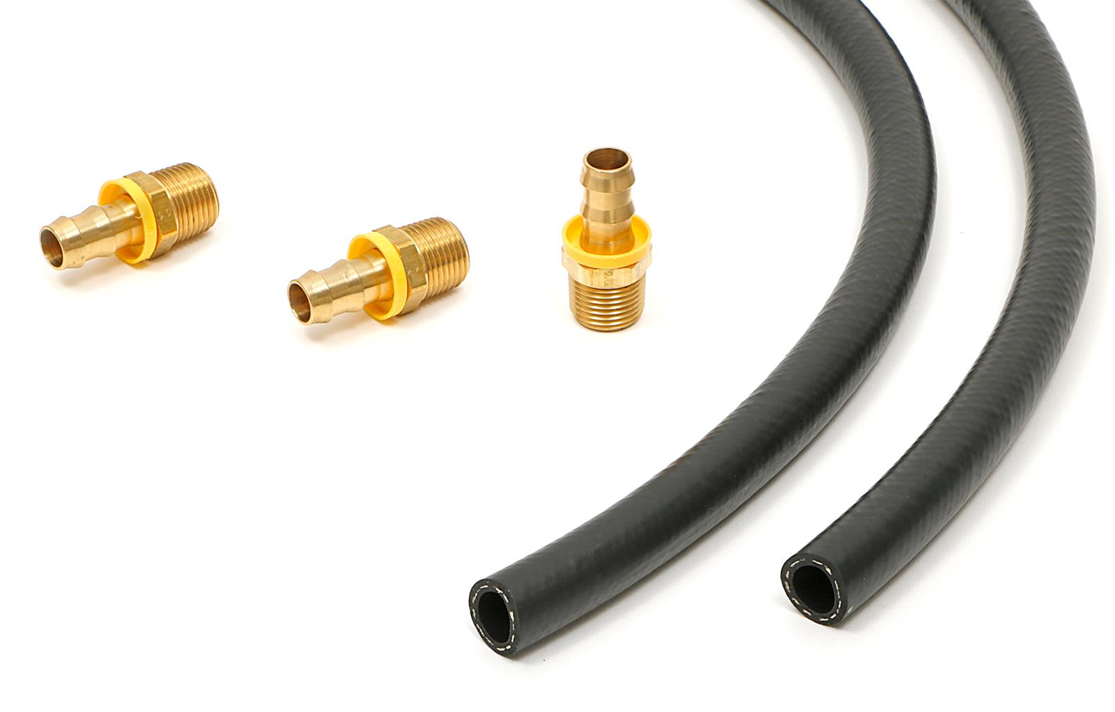 Trans-Dapt Performance Oil Filter Relocation Hose Kits 1047 Hose, Relocation, 36 in. Long x 1/2 in. Diameter, 1/2 in. NPT Male Ends, Kit