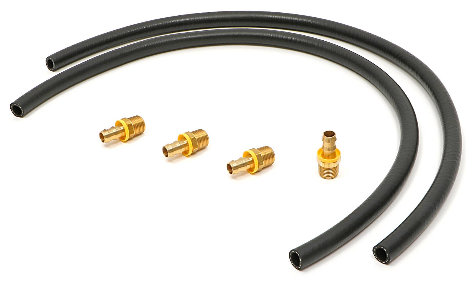 Trans-Dapt Performance Oil Filter Relocation Hose Kits 1047 Hose, Relocation, 36 in. Long x 1/2 in. Diameter, 1/2 in. NPT Male Ends, Kit thumbnail 2