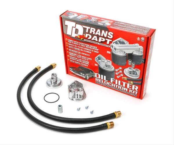 TransDapt Performance Products 1158 TransDapt Performance Remote Oil Filter Relocation Kits