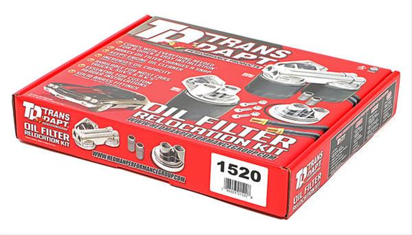 Trans-Dapt Performance Products Oil Filter Relocation Kits 1520 OIL FILTER RELOCATION KIT HORIZONTAL thumbnail 2