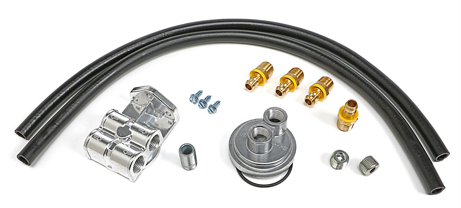 Trans-Dapt Performance Products Oil Filter Relocation Kits 1550 OIL FILTER RELOCATION KIT HORIZONTAL thumbnail 3