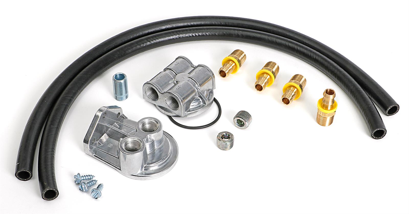 Trans-Dapt Performance Products Oil Filter Relocation Kits 1627 OIL FILTER RELOCATION KIT 90 DEGREE