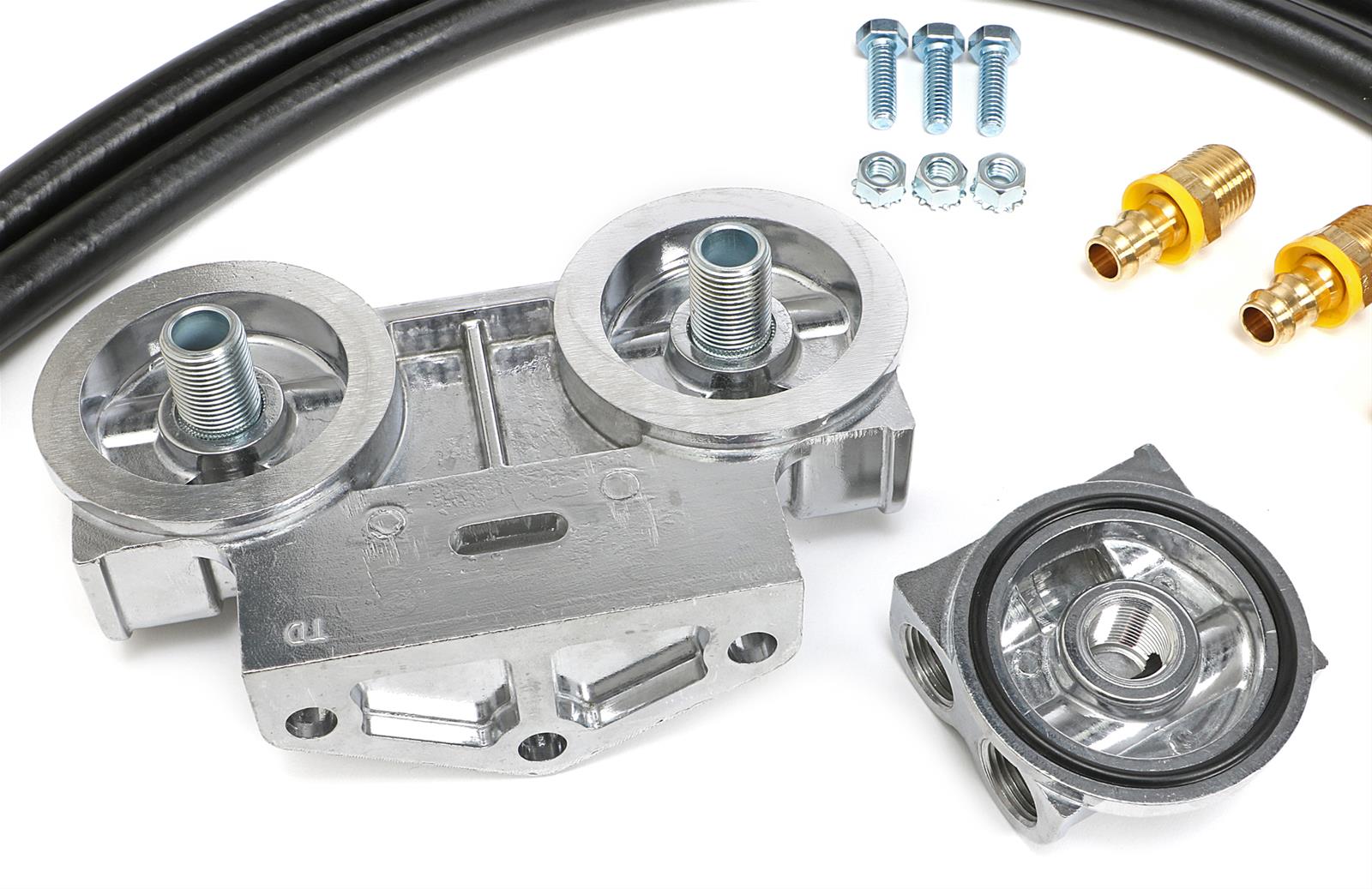Trans-Dapt Performance Products Oil Filter Relocation Kits 1713 OIL FILTER RELOCATION KIT 90 DEGREE