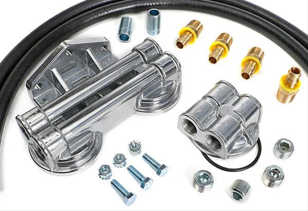Trans-Dapt Performance Products Oil Filter Relocation Kits 1727 OIL FILTER RELOCATION KIT 90 DEGREE