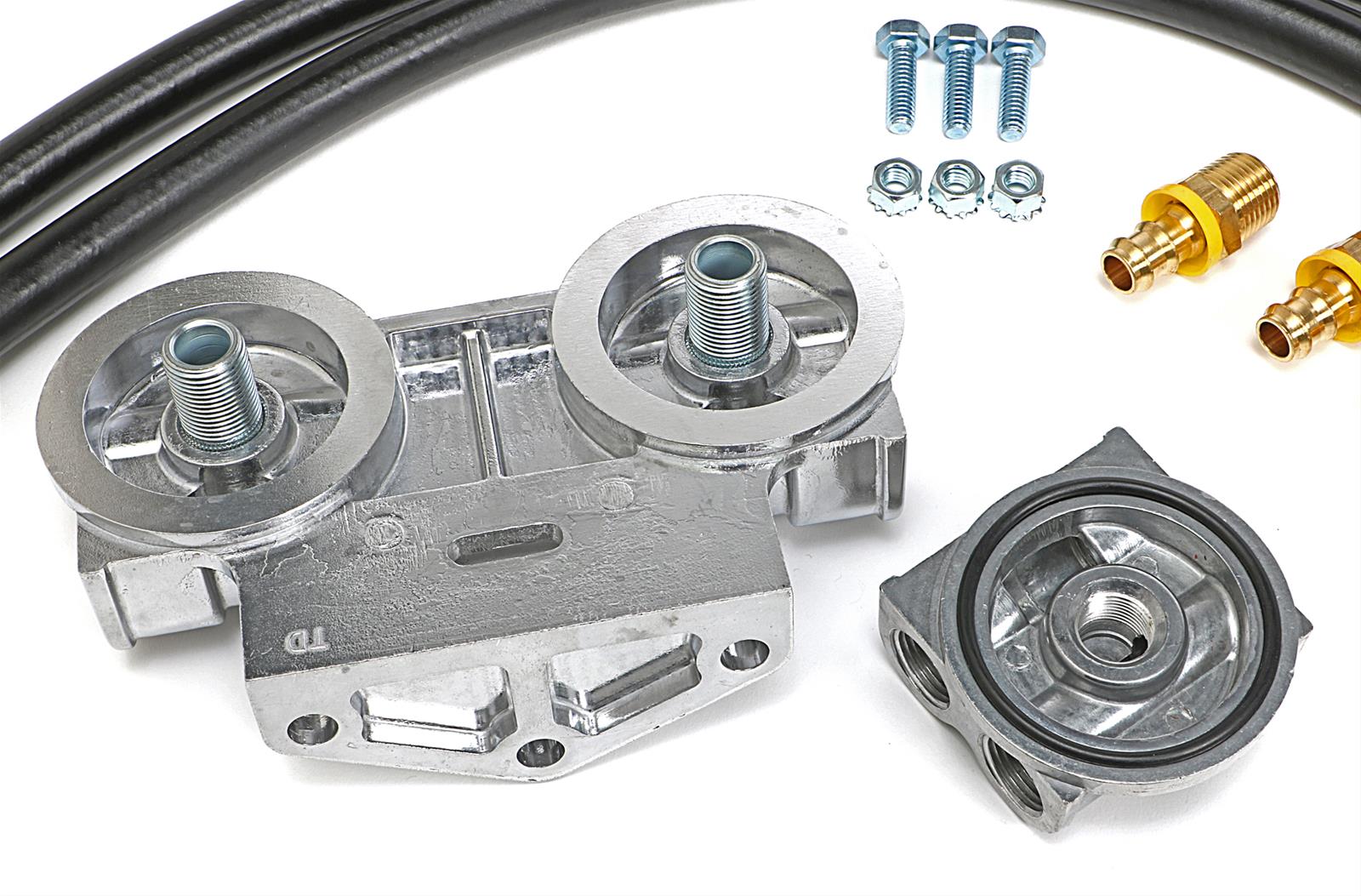 Trans-Dapt Performance Products Oil Filter Relocation Kits 1750 OIL FILTER RELOCATION KIT 90 DEGREE