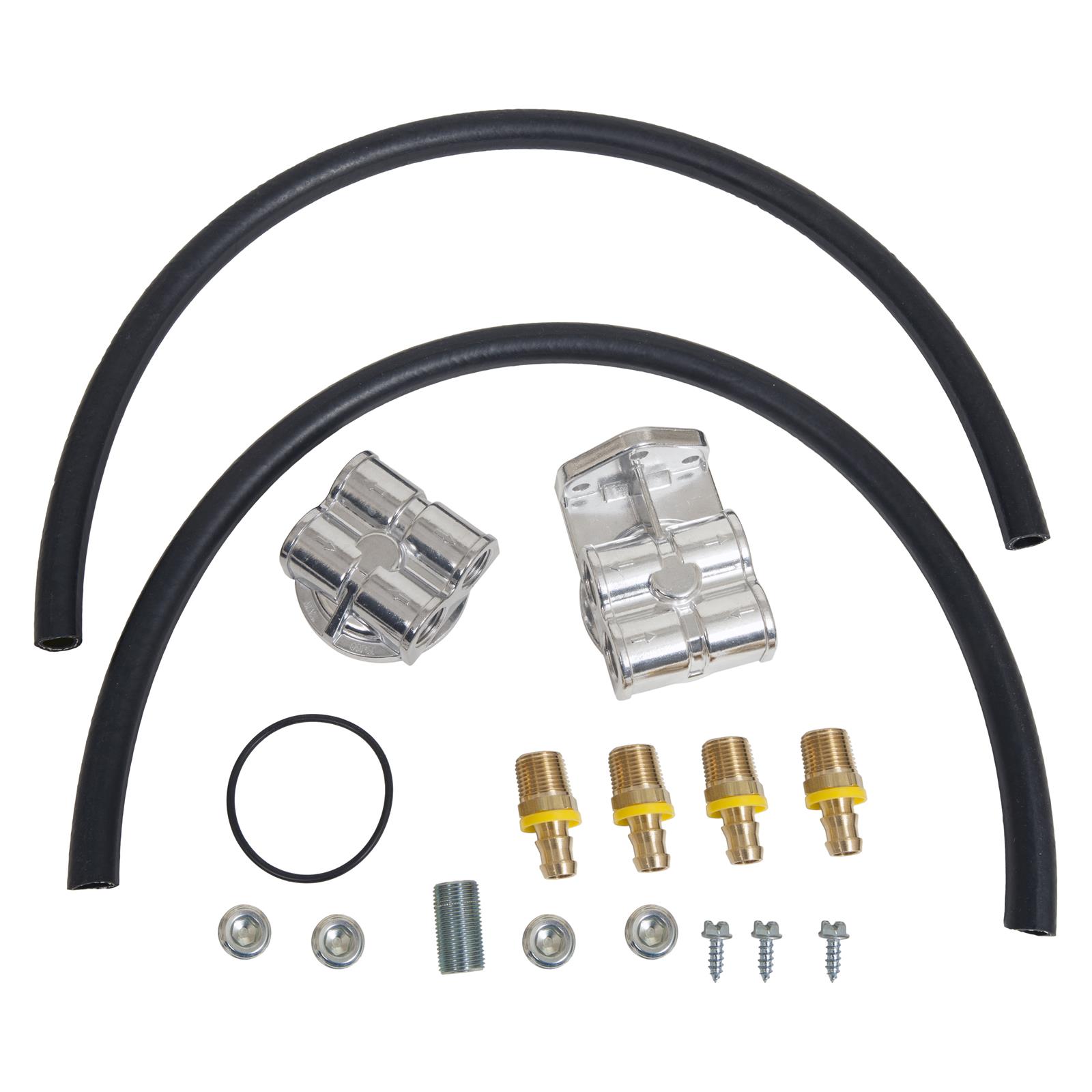 Trans-Dapt Performance Products Oil Filter Relocation Kits 1813 OIL FILTER RELOCATION KIT 90 DEGREE/HORIZONTAL