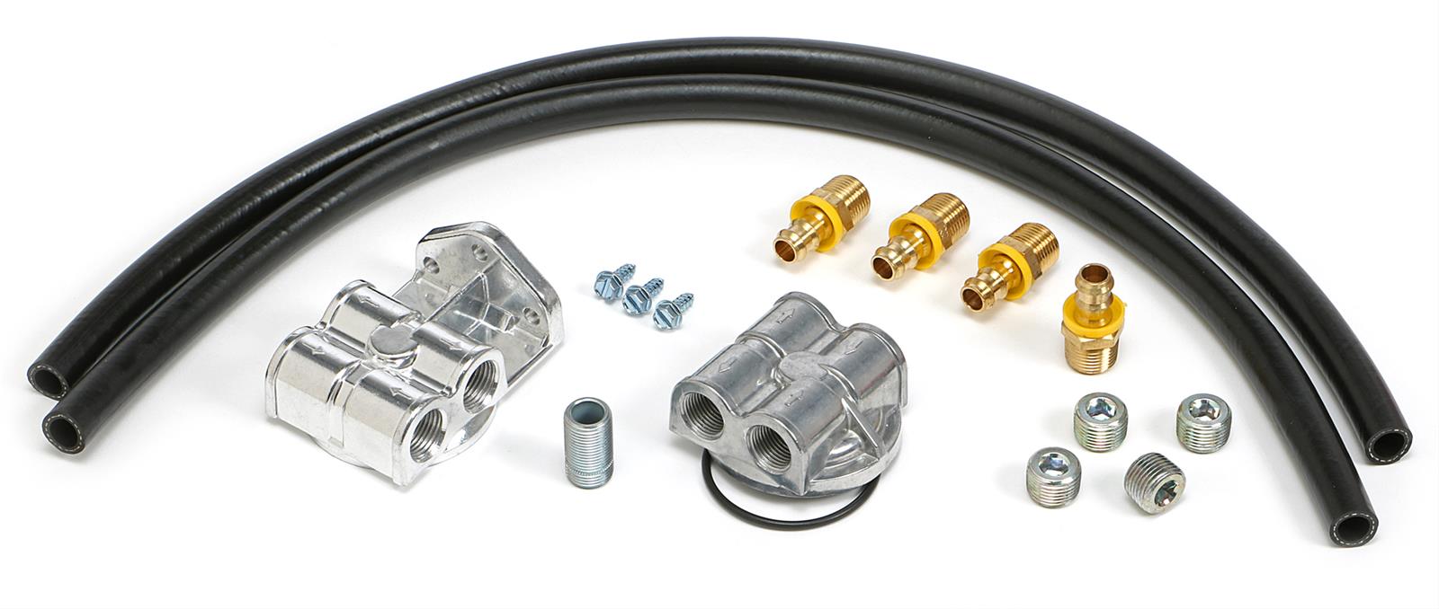 Trans-Dapt Performance Products Oil Filter Relocation Kits 1820 OIL FILTER RELOCATION KIT 90 DEGREE/HORIZONTAL thumbnail 3