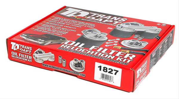 Trans-Dapt Performance Products Oil Filter Relocation Kits 1827 OIL FILTER RELOCATION KIT 90 DEGREE/HORIZONTAL thumbnail 4