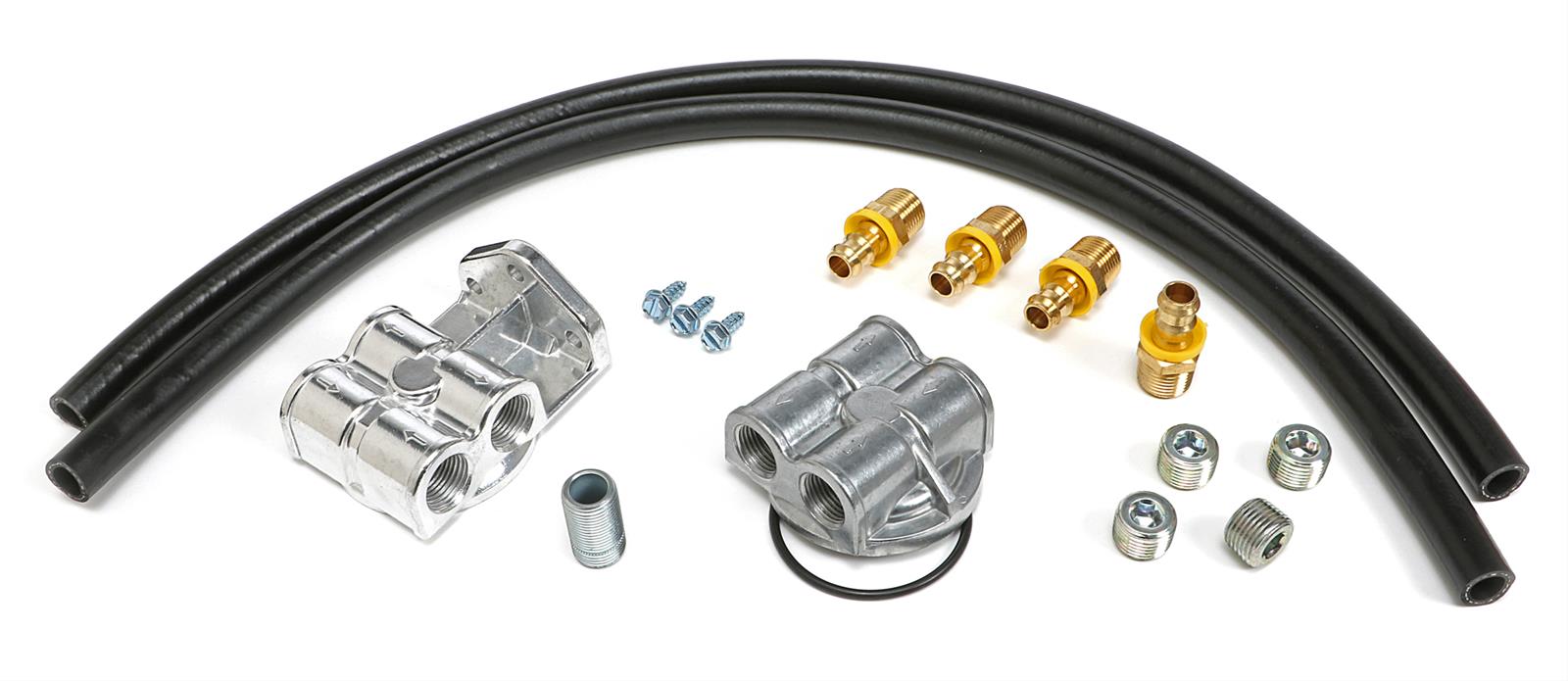 Trans-Dapt Performance Products Oil Filter Relocation Kits 1858 OIL FILTER RELOCATION KIT 90 DEGREE/HORIZONTAL thumbnail 3